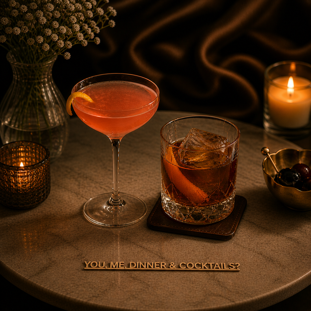 You, Me, Dinner & Cocktails?
