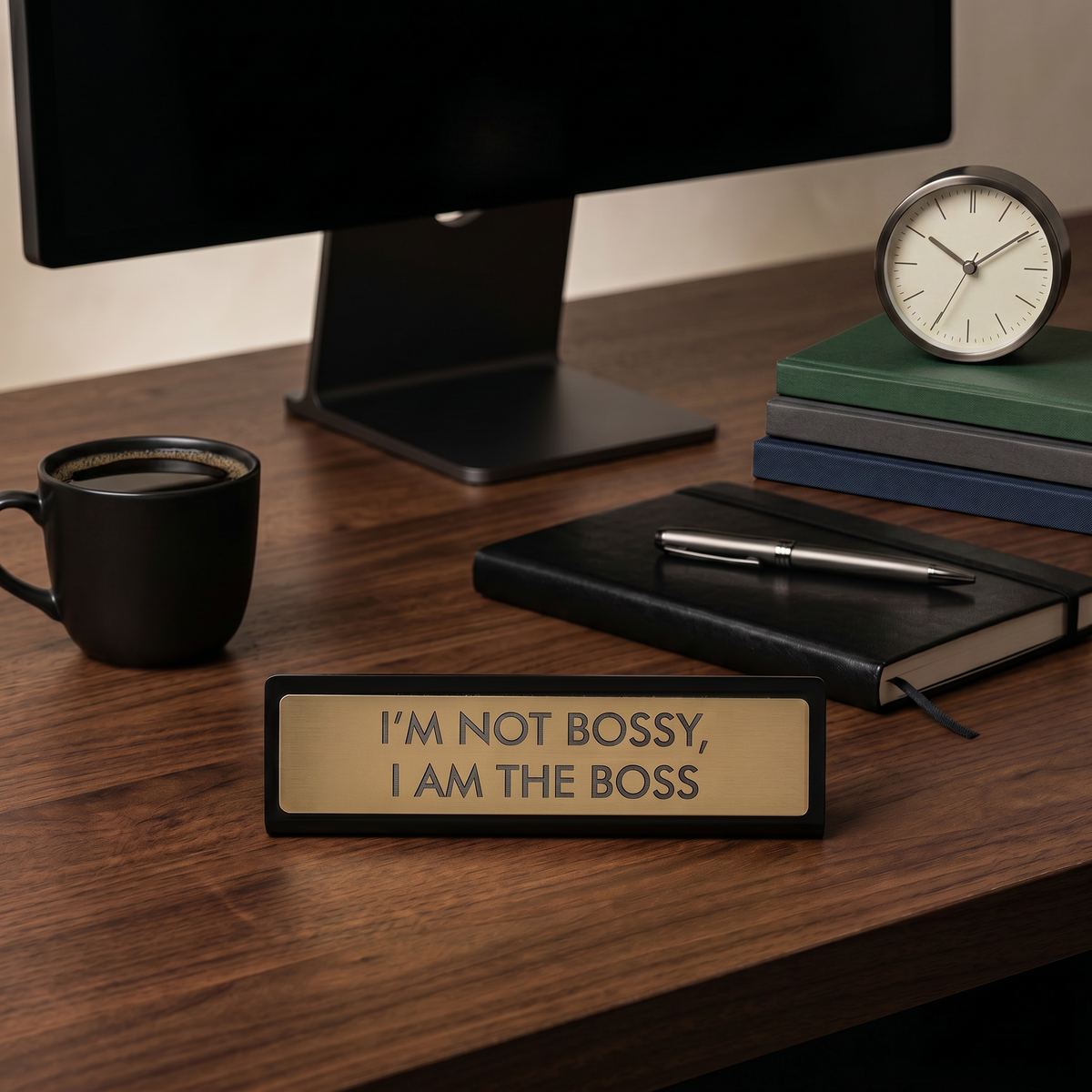 Placa de Escritorio I´m not Bossy, I am the Boss