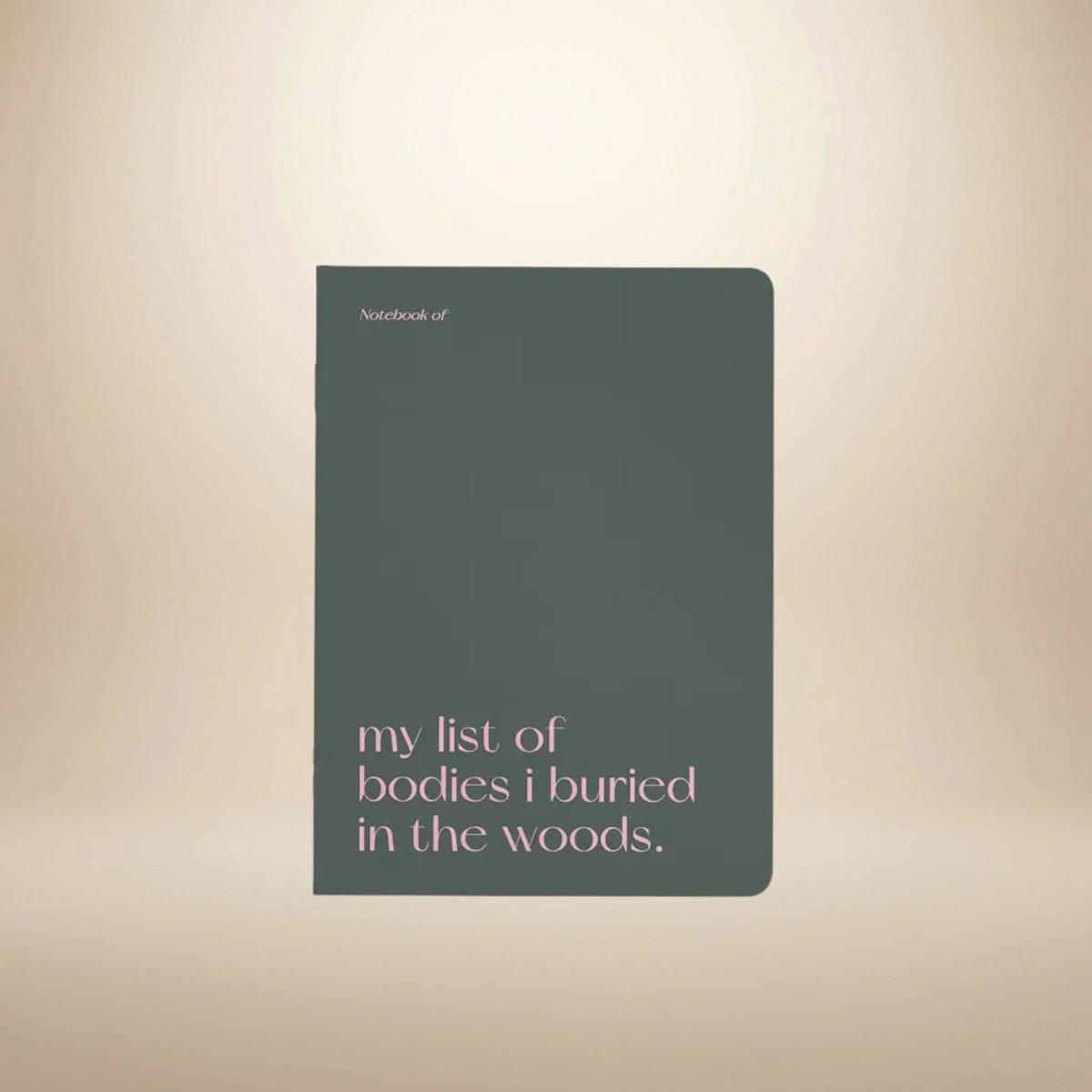 Cuaderno Bodies I Buried