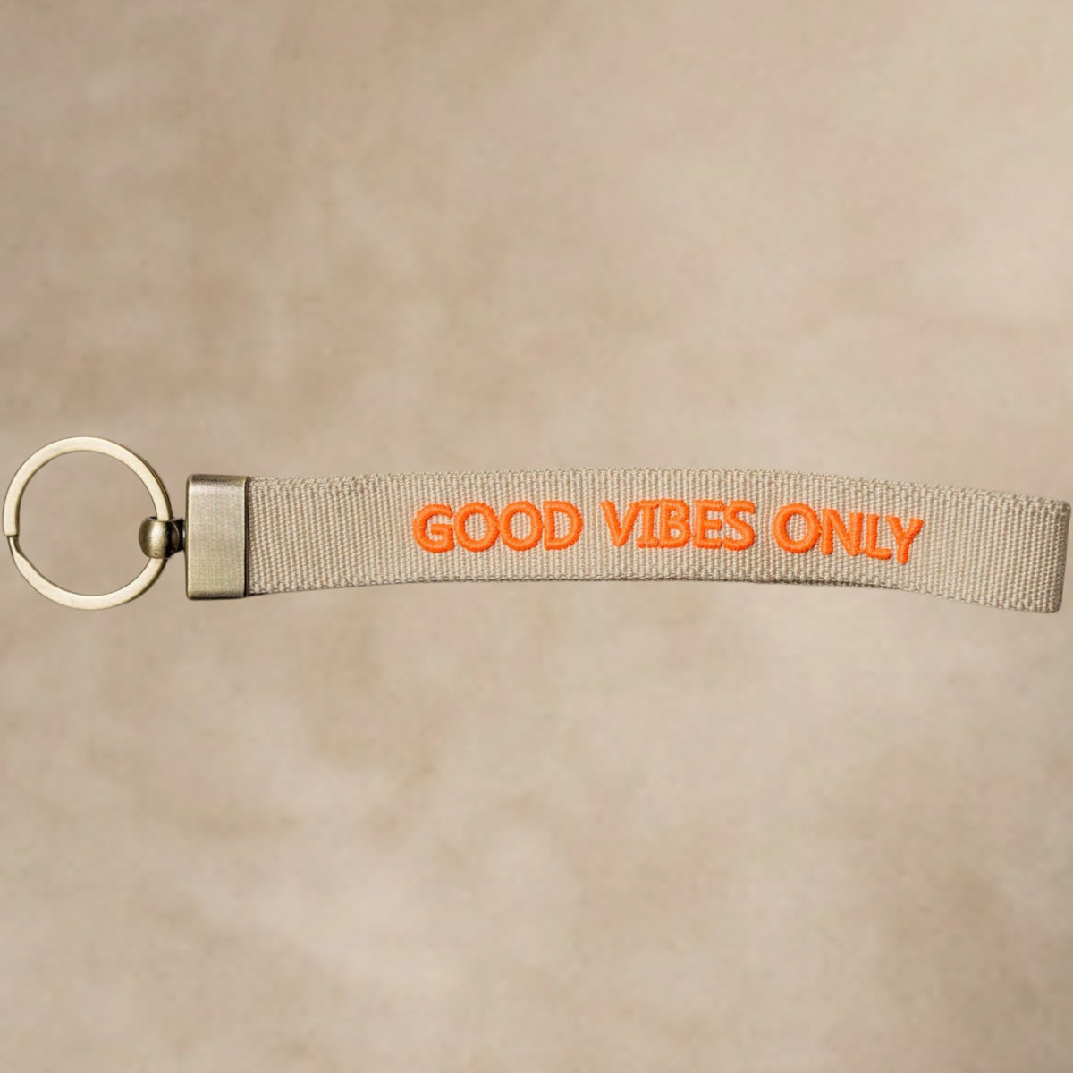 Llavero Good Vibes Only Orange
