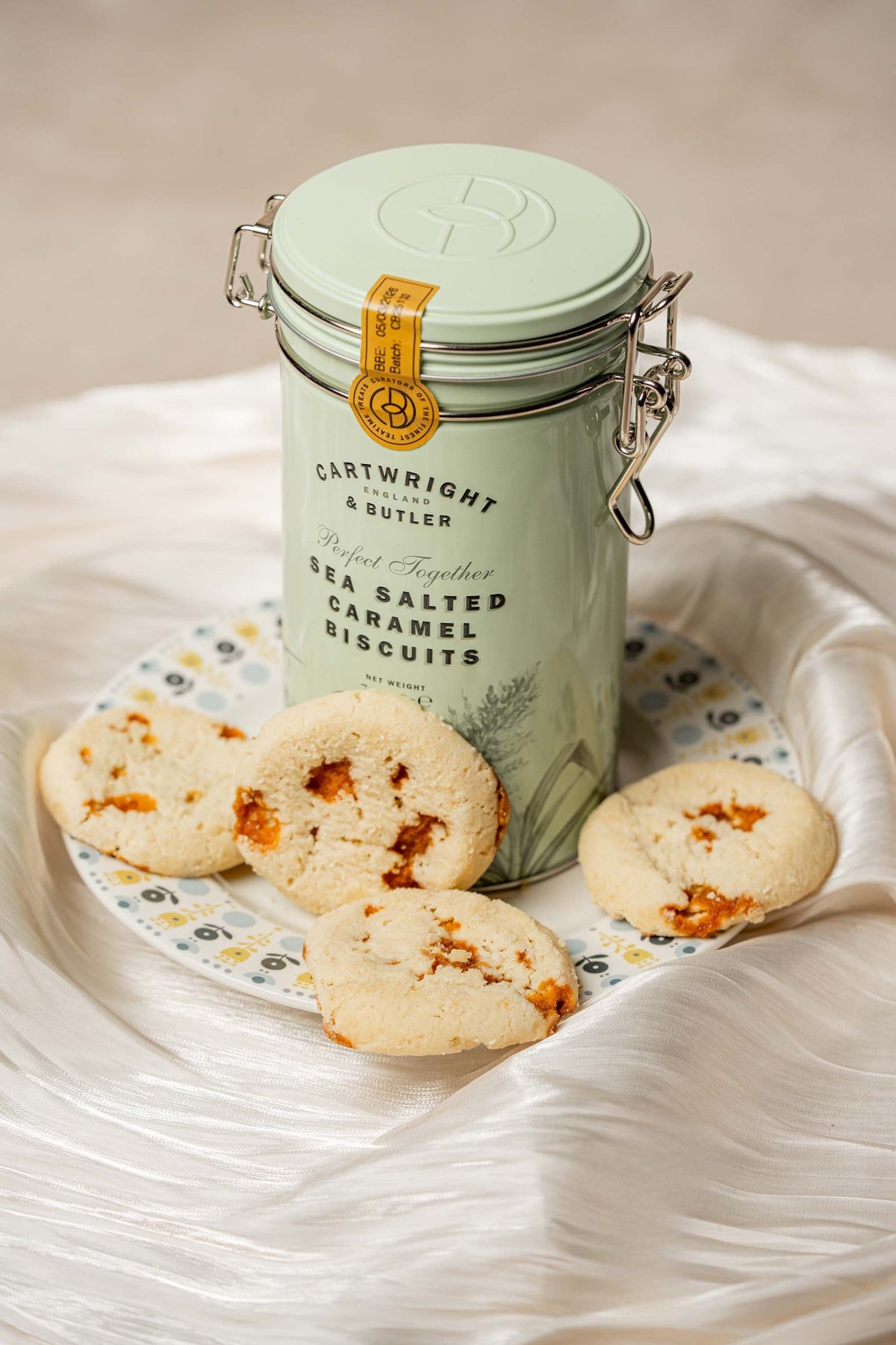 Sea Salted Caramel Biscuits · Cartwright & Butler