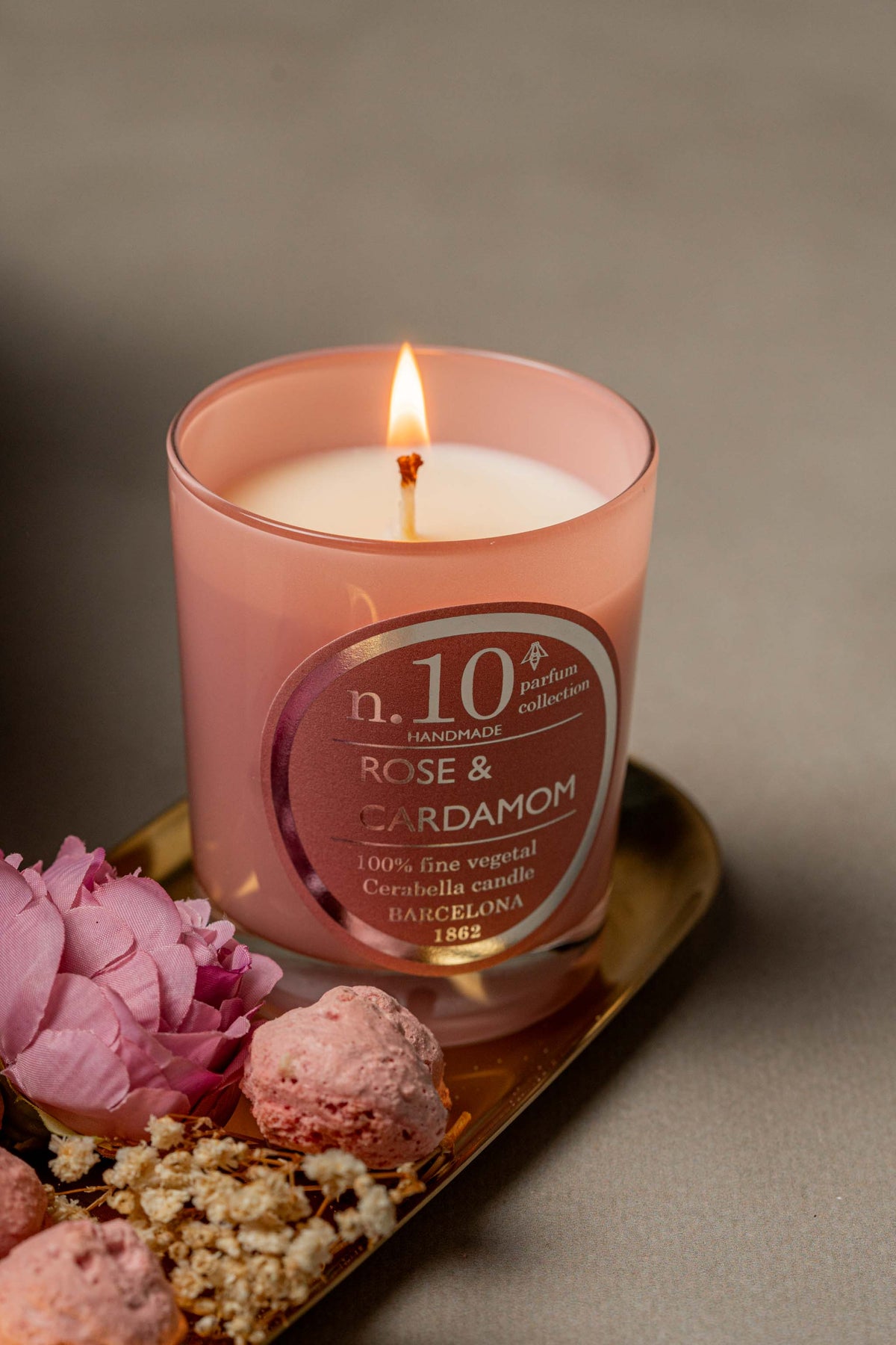 Vela Perfumada n.10 Rose & Cardamom