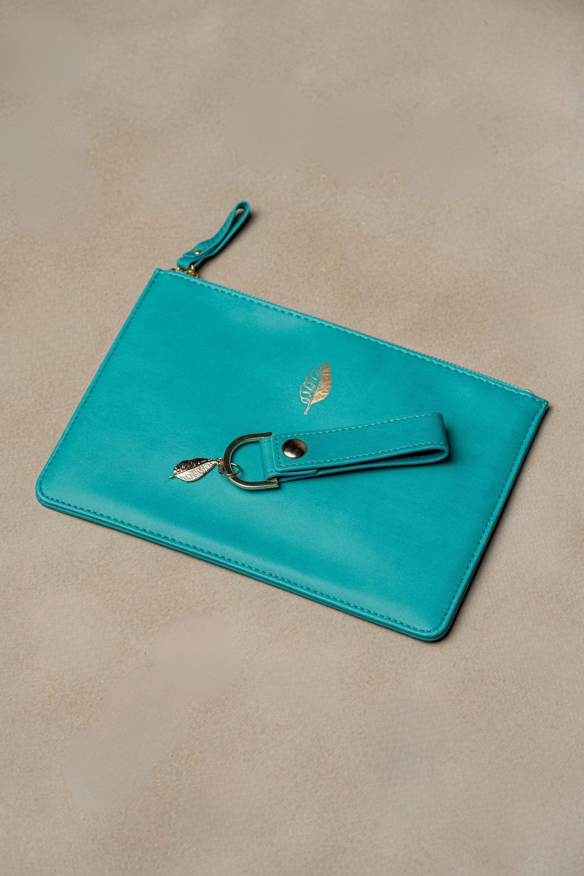 Cartera de Mano Hoja Dorada Sky + Miller