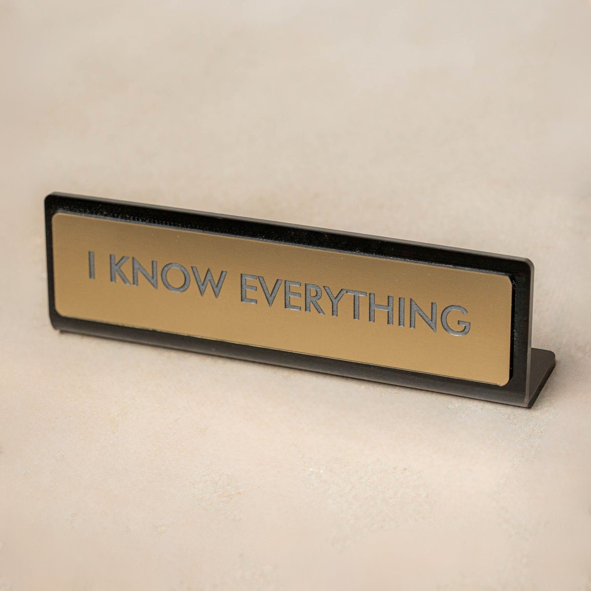 Mr. Know-It-All