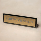 Mr. Know-It-All