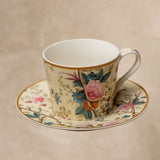 Set de Taza y Plato de Porcelana Fina
