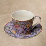 Set Taza y Plato Floral Morado · William Kilburn
